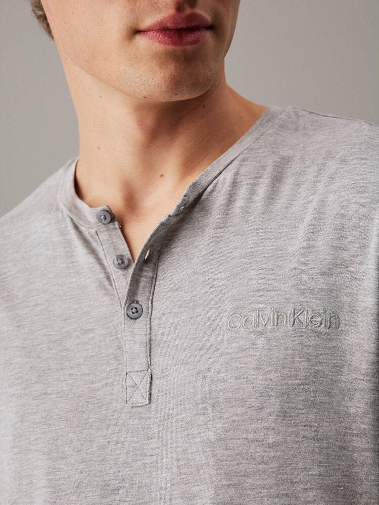 Tシャツ - Ultra Soft Modal モダールヘンリーネックショート
