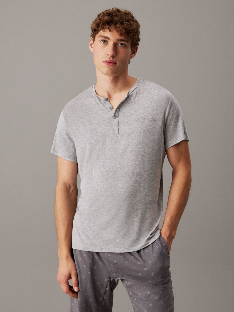 Tシャツ - Ultra Soft Modal モダールヘンリーネックショートスリーブTシャツ 16