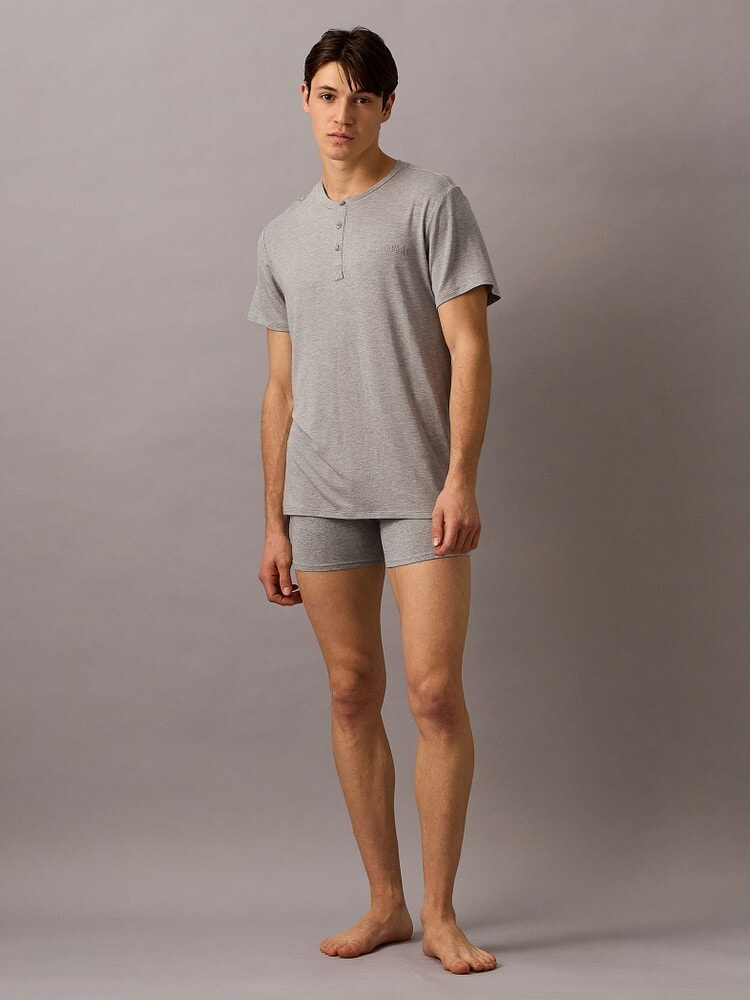 Tシャツ - Ultra Soft Modal モダールヘンリーネックショートスリーブTシャツ 18