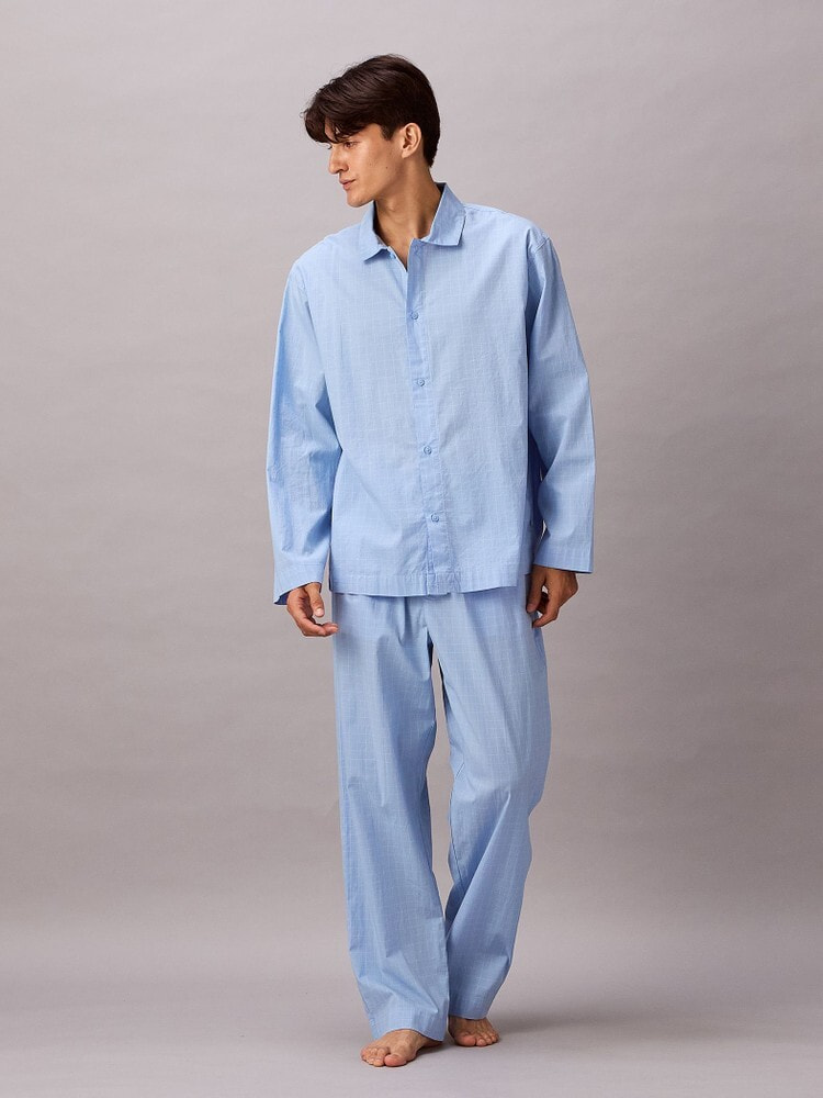スリープウェア - Cotton Poplin ロングスリープパンツ 15