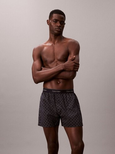 トランクス - Modern Logo Patch ボクサースリムトランクス | カルバン