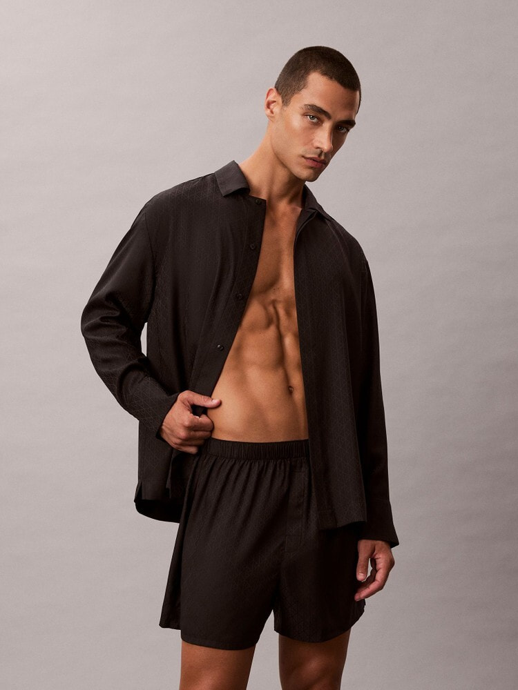 スリープウェア - Satin ボクサースリープショーツ | カルバン