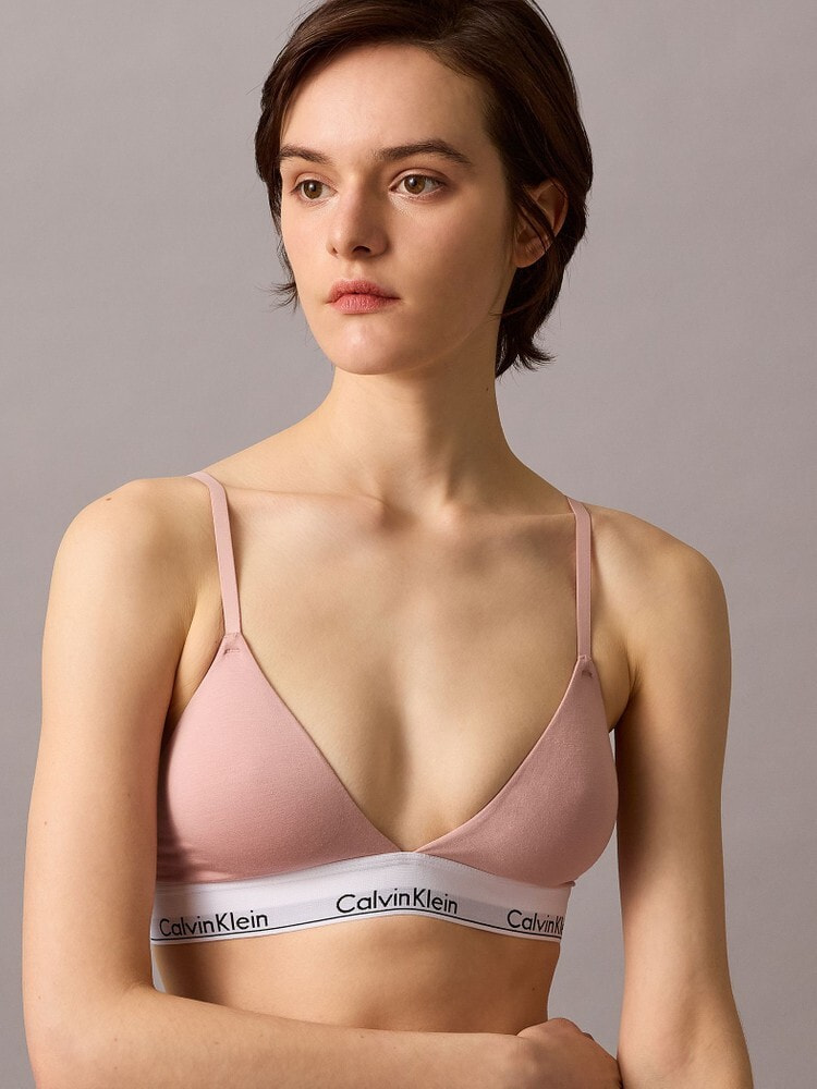 ワイヤレスブラ - Icon Cotton Modalトライアングルブラ | カルバン