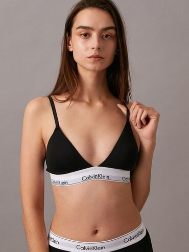 ワイヤレスブラ - Icon Cotton Modalトライアングルブラ | カルバン