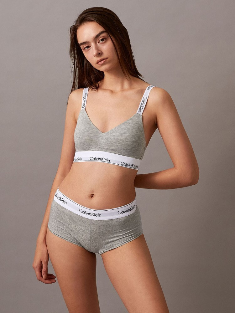 【 】ラインド ブラレット QF7059E グレー ブラレット - Icon Cotton ライトリーラインド ブラレット