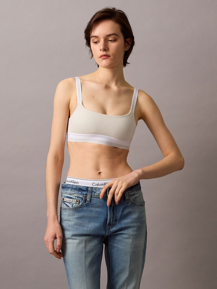 【 】ラインド ブラレット QF7059E グレー ブラレット - Icon Cotton ライトリーラインド ブラレット[My