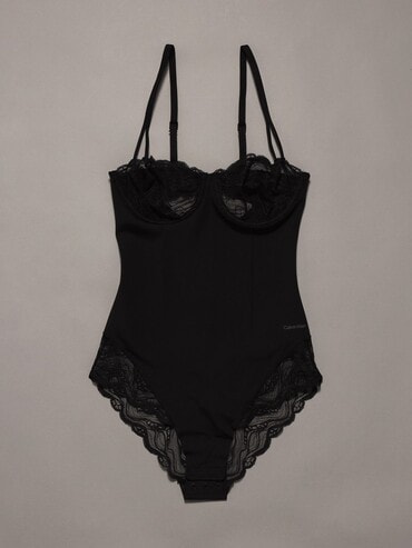 シェイプウェア]ボディスーツ - SENSUAL STRETCH LACE (MODERATE