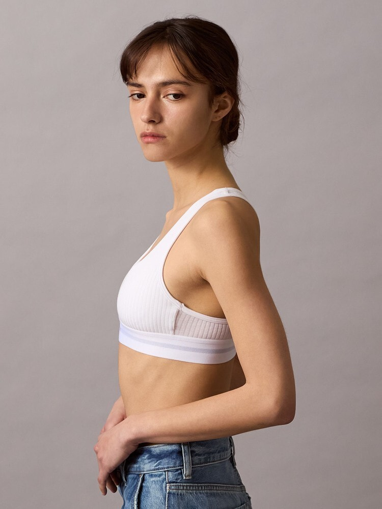 ブラレット - Cotton Stretch Rib ライトリーラインブラレット