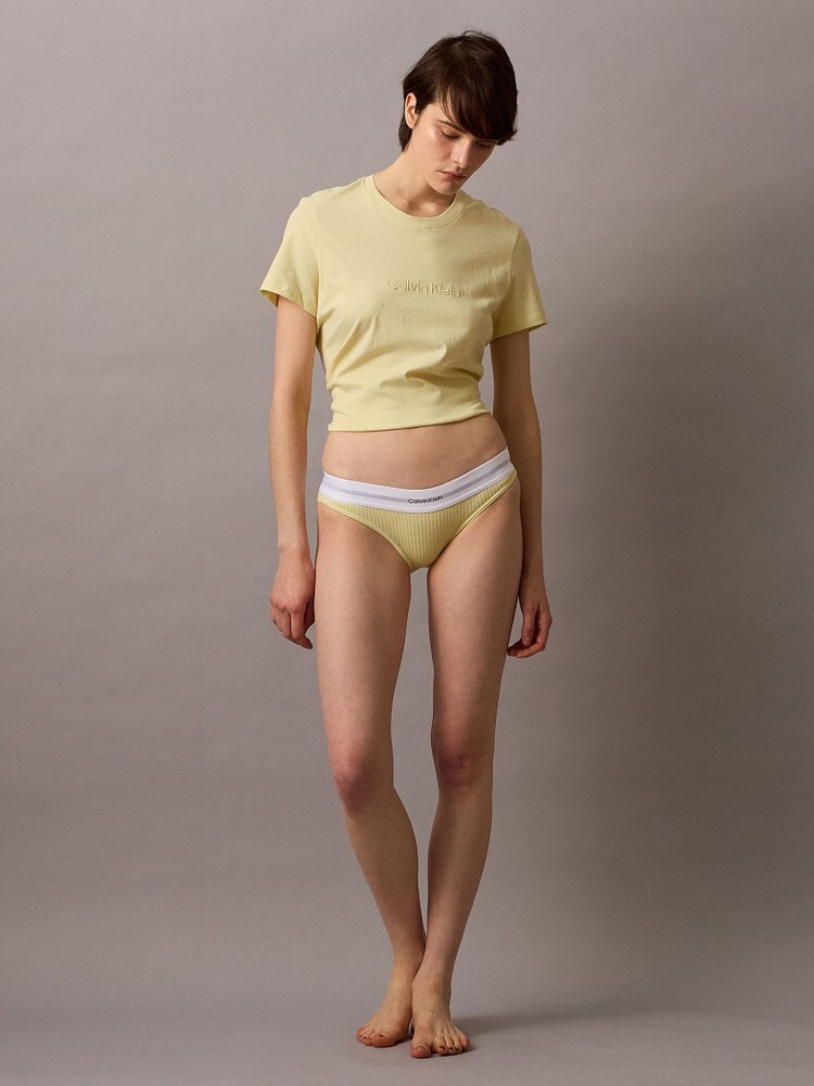 ショーツ - Cotton Stretch Rib ビキニショーツ | カルバン