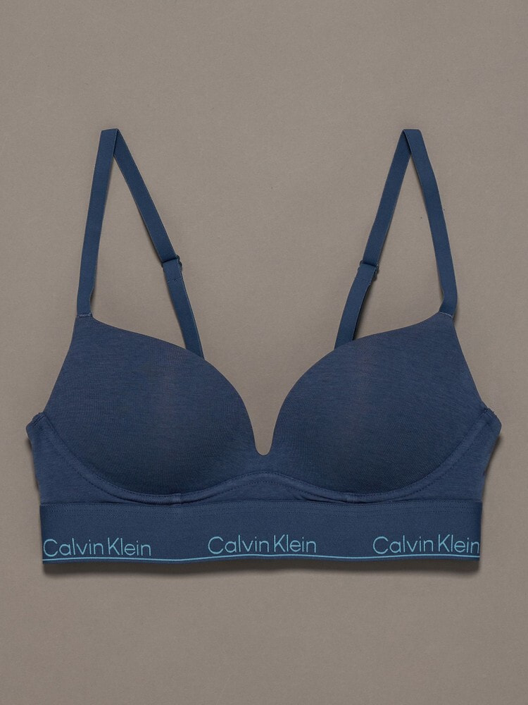 ブラ - Icon Cotton Modal プッシュアッププランジブラ | カルバン