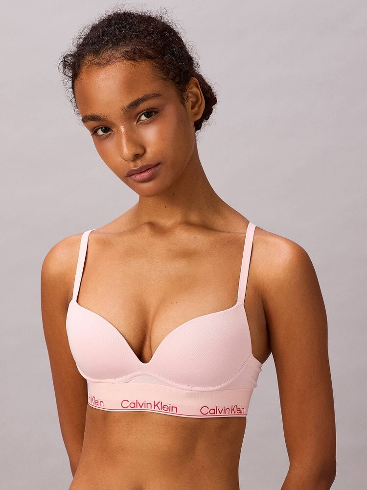 ブラ - Icon Cotton Modal プッシュアッププランジブラ | カルバン