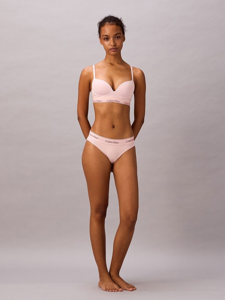 ブラ - Icon Cotton Modal プッシュアッププランジブラ | カルバン