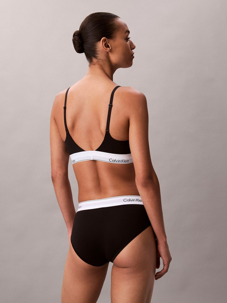 ブラ - Icon Cotton Modal プッシュアッププランジブラ | カルバン