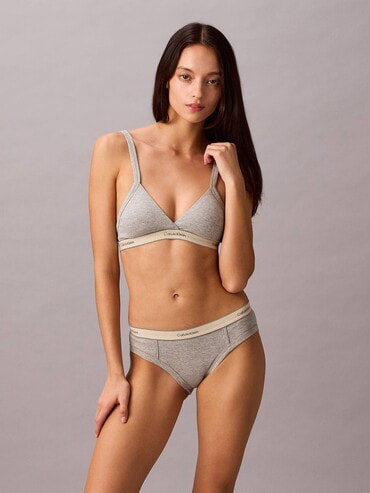   カルバンクライン ブラレット ビキニショーツ セット Calvin Klein】ハート メッシュ ブラレット ショーツ セット