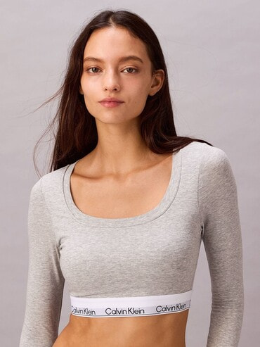 ブラレット - Icon Cotton Modal ロングスリーブアウトプッシュブラ