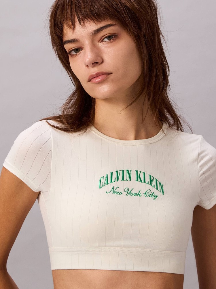カルバンクライン　ルームウェア　Tシャツブラレット＋ショートパンツ ウィメンズ | ブラレット | カルバン・クライン 公式オンラインストア
