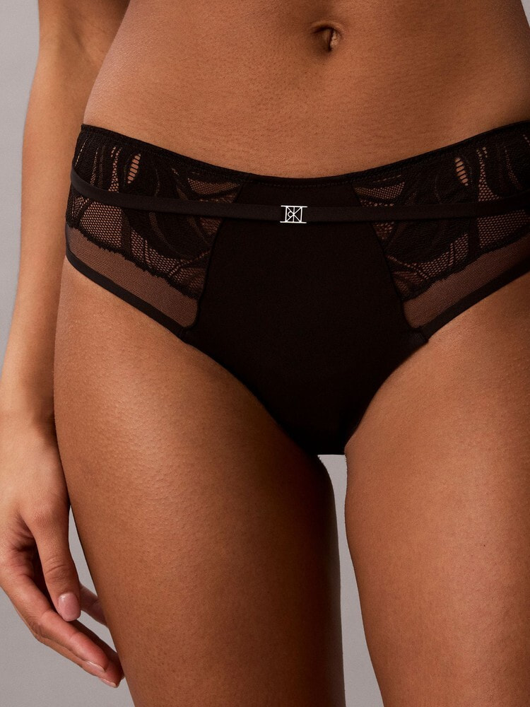 ショーツ - CK Black Geo Lace ヒップスター 4