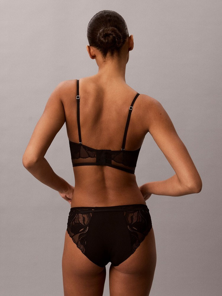 ショーツ - CK Black Geo Lace ヒップスター 6