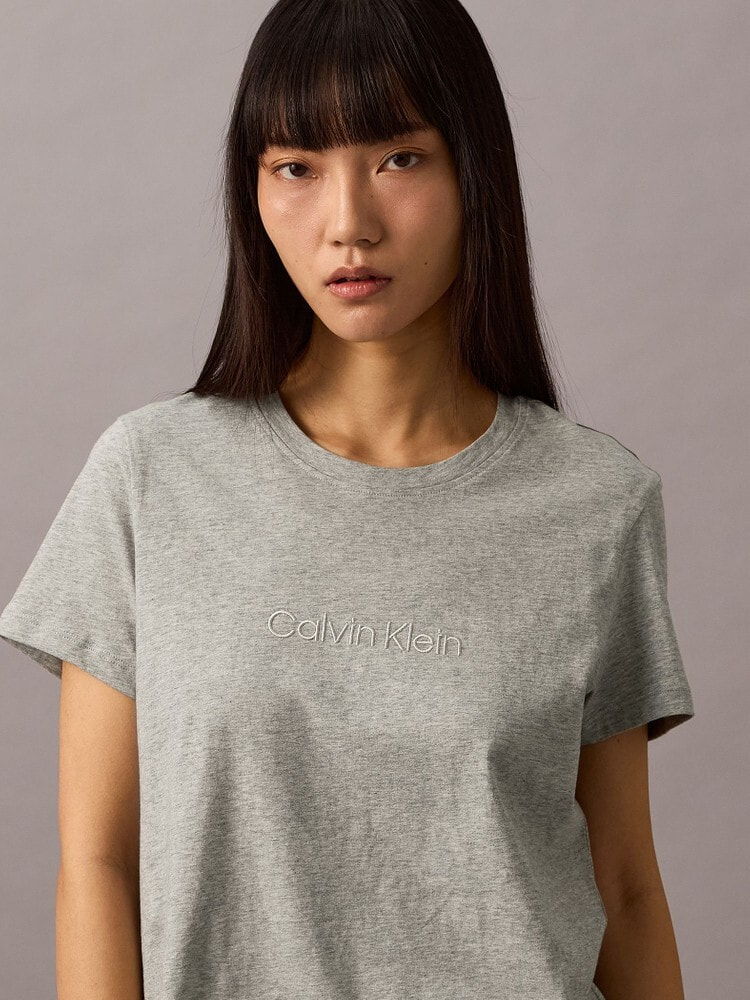 新作セール カルバンクライン ロゴTシャツ Calvin Klein｜(W)【公式ショップ】 カルバンクライン CK LOGO