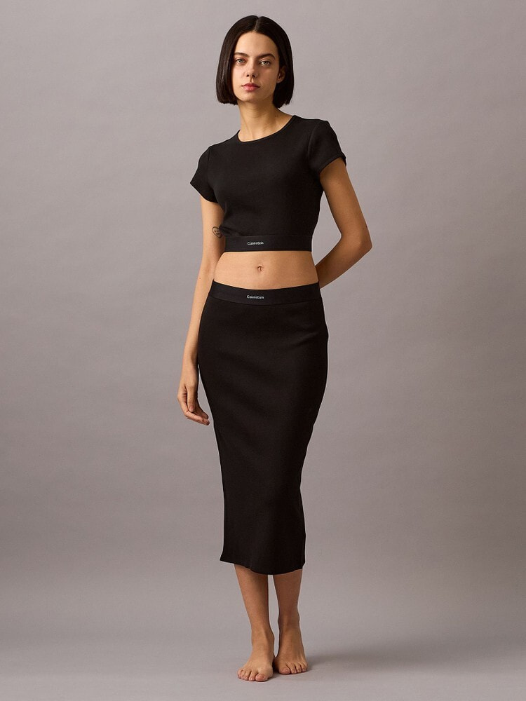 スカート  -  Cotton Stretch Rib リブスカート 13