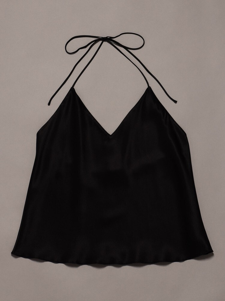 キャミソール - Silk シルクホルターネックキャミソール | カルバン