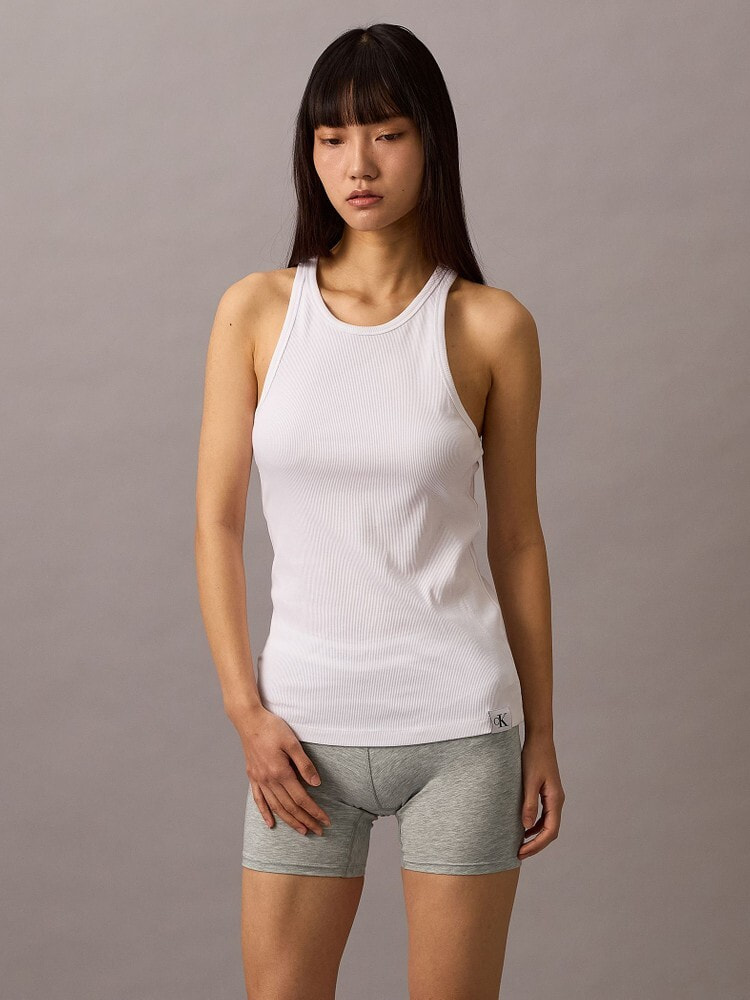 本当に信頼出来る商品 タンクトップ - Cotton Tees スリムリブタンクトップ | カルバン トップス