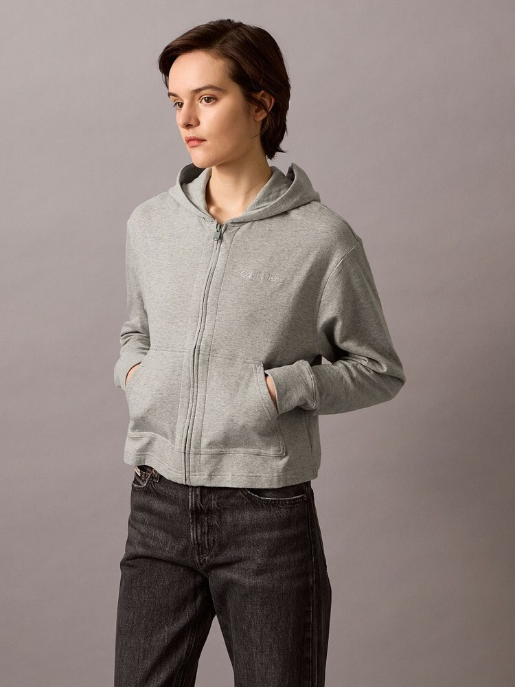 パーカー - Icon Cotton Modal フレンチテリージップパーカー 7