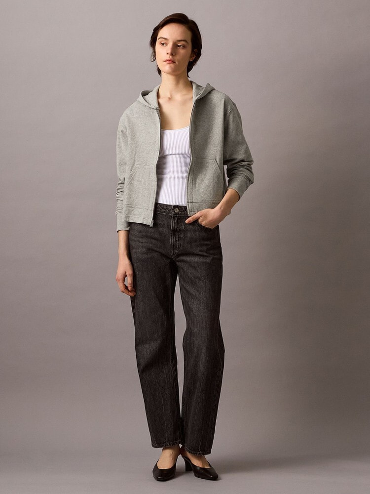 パーカー - Icon Cotton Modal フレンチテリージップパーカー