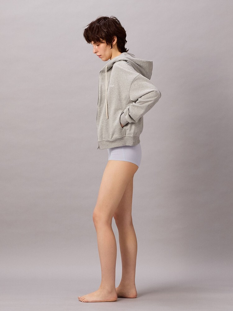 パーカー - Cotton Blend Terry フルジップスウェットパーカー