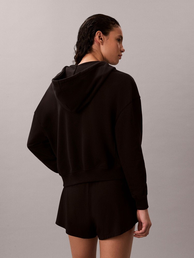 パーカー - Cotton Blend Terry フルジップスウェットパーカー