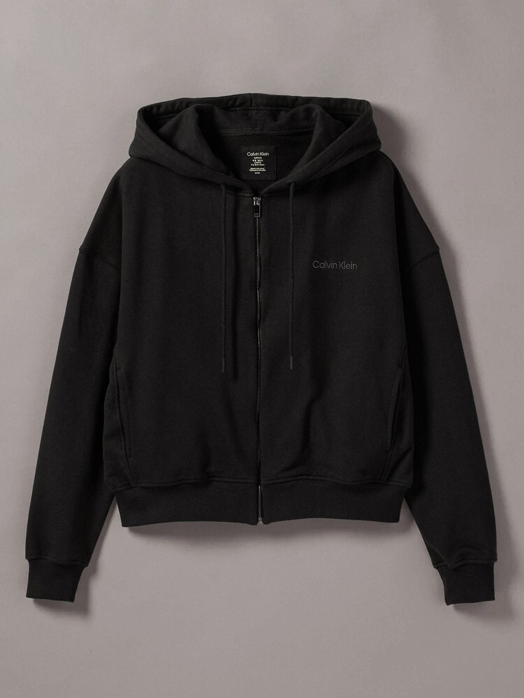 パーカー - Cotton Blend Terry フルジップスウェットパーカー