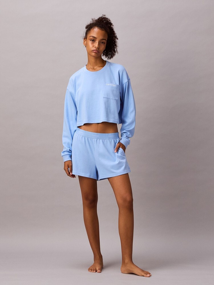カルバン・クライン　ショートパンツ - Logo Cotton Jersey ショートパンツ - Logo Cotton Jersey ロゴジャージーショート