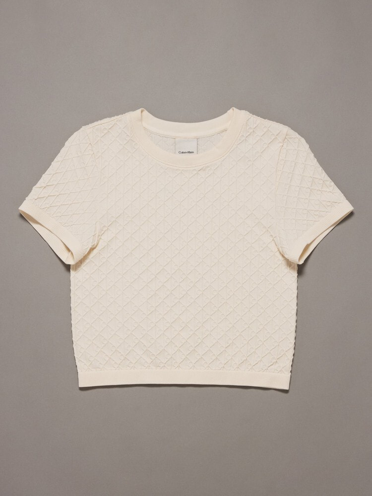 トップス - Rib Emblem シームレスTシャツ | カルバン・クライン 公式
