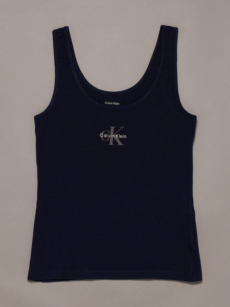 タンクトップ - Cotton Stretch Lounge CK グラフィックタンクトップ 6