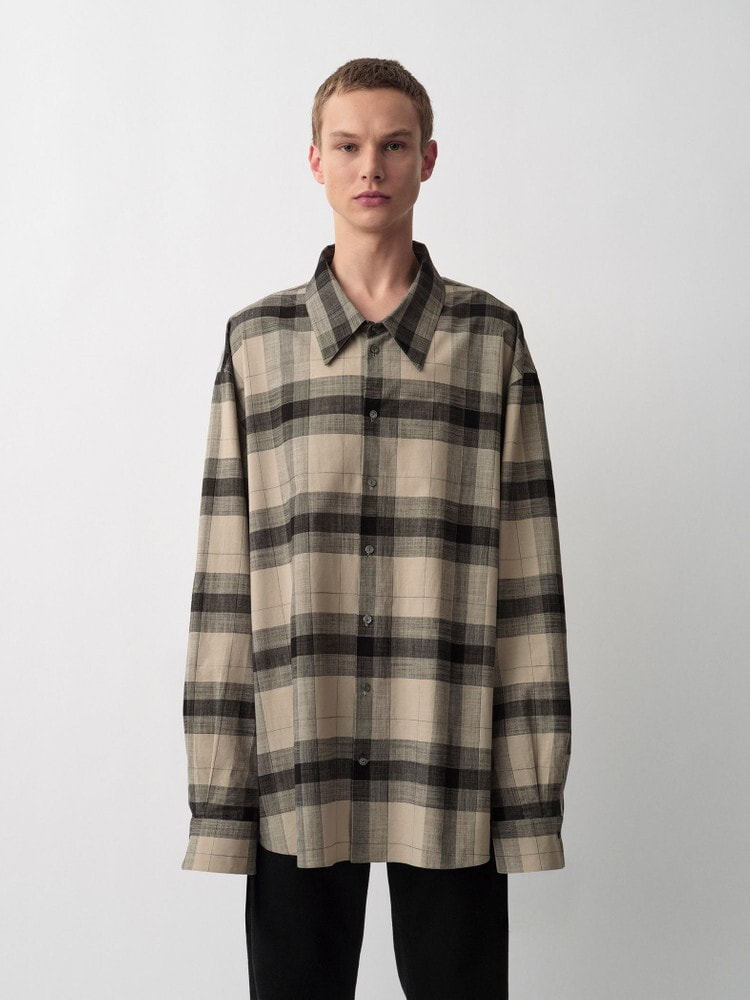 シャツ - オーバーサイズチェックシャツ | カルバン・クライン 公式