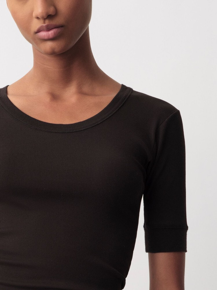 Tシャツ - スリムフィットリブTシャツ 10