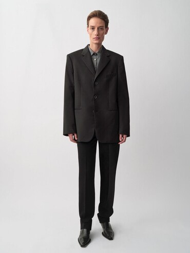 ジャケット - オーバーサイズテーラードジャケット | カルバン