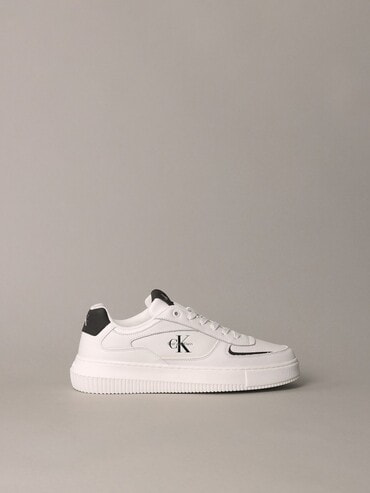 ◆かーみん◆ スニーカー - チャンキーカップソールローカットレザー