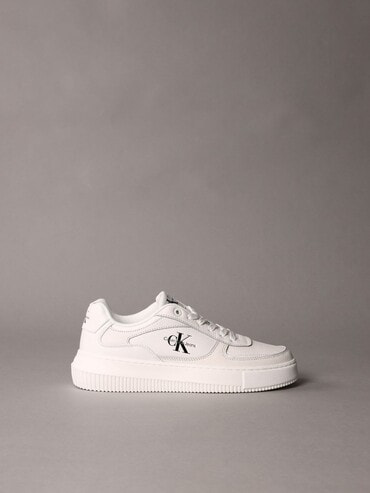 スニーカー - チャンキーカップソールレザースニーカー | カルバン