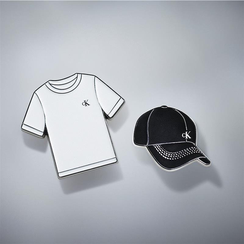 新品 定価1.4万 カルバンクライン 日本製 シャドーチェック シルク ネクタイ 灰 【K23219】 Calvin Klein ナロータイ メンズ 絹